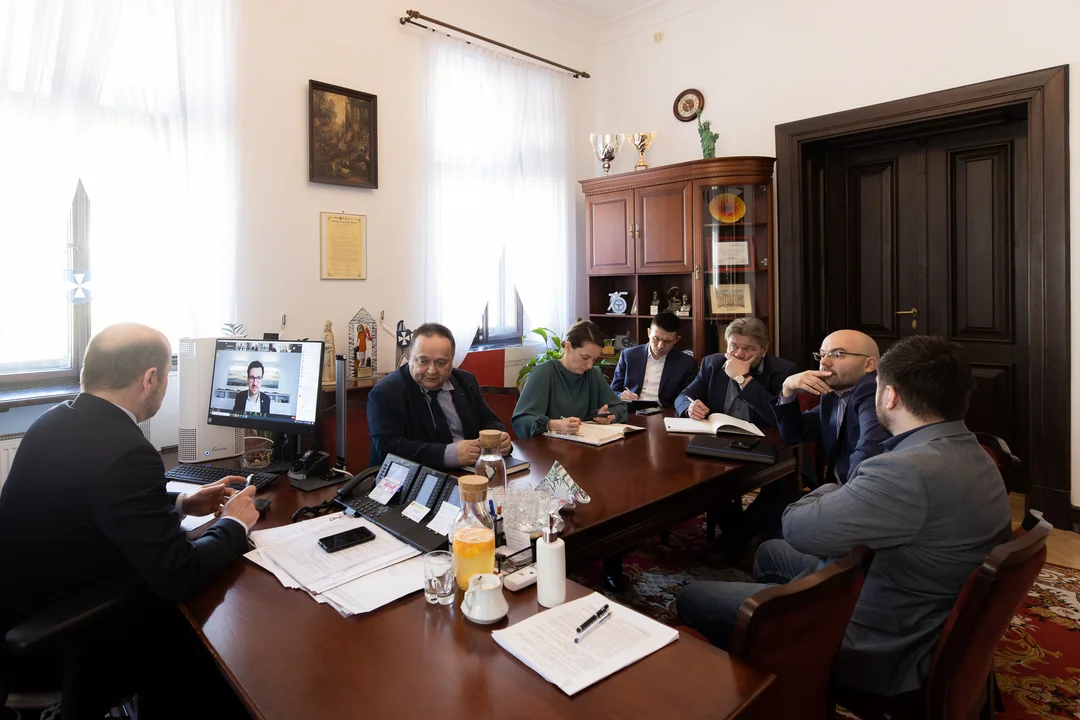 W czwartek w rzeszowskim ratuszu odbyła się telekonferencja z merem Lwowa.