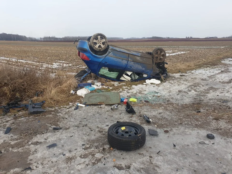 Zdarzenie na drodze pomiędzy miejscowościami Futory i Lubaczów.