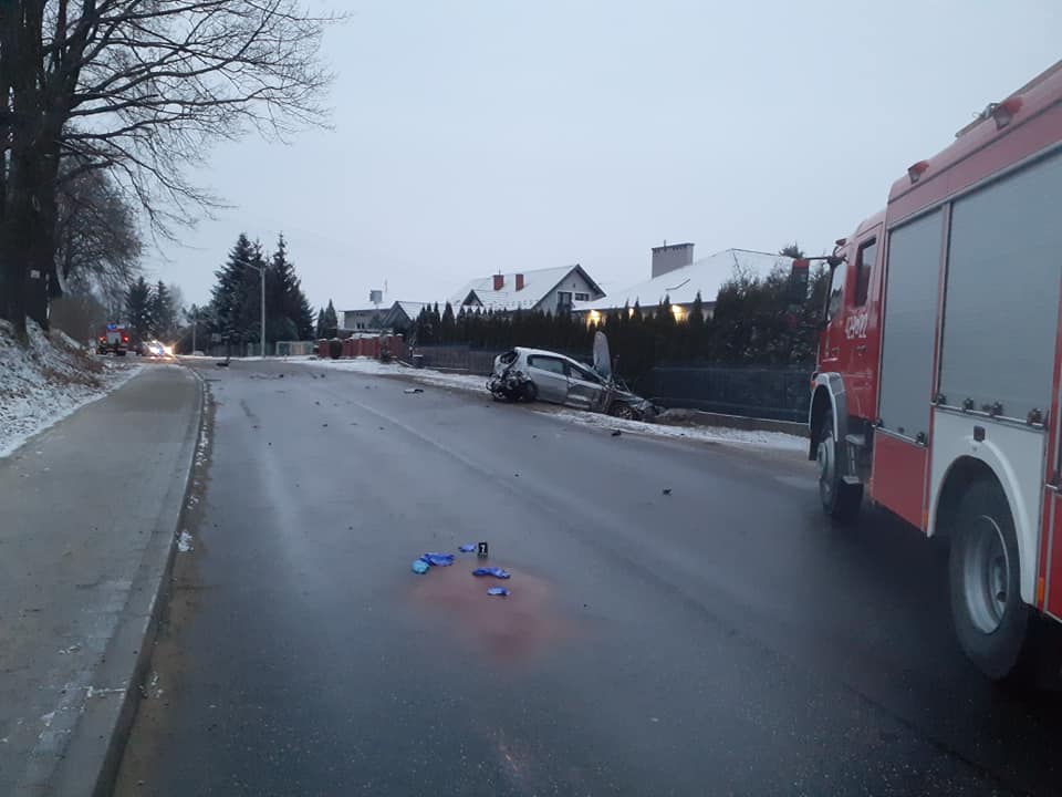 Wypadek w Pilźnie.