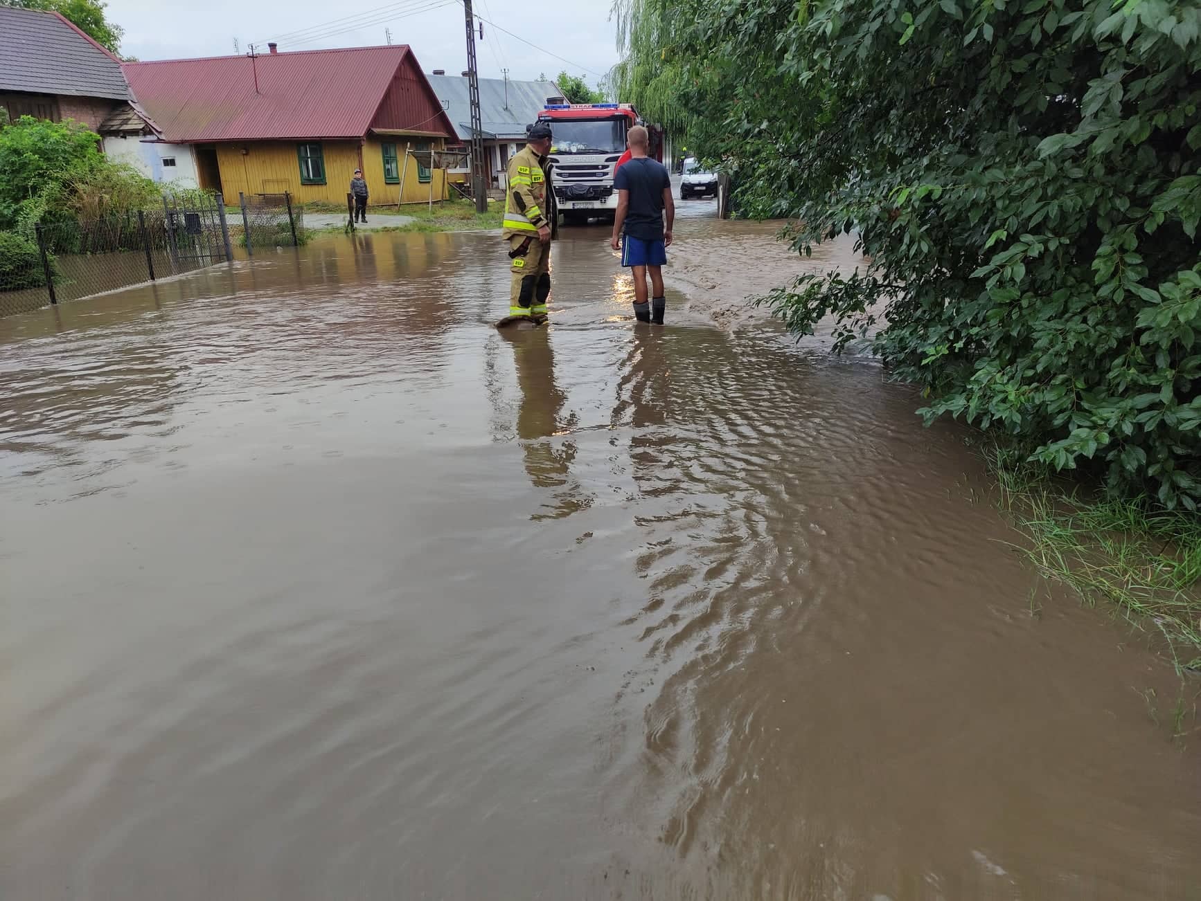 Podtopienia w Urzejowicach