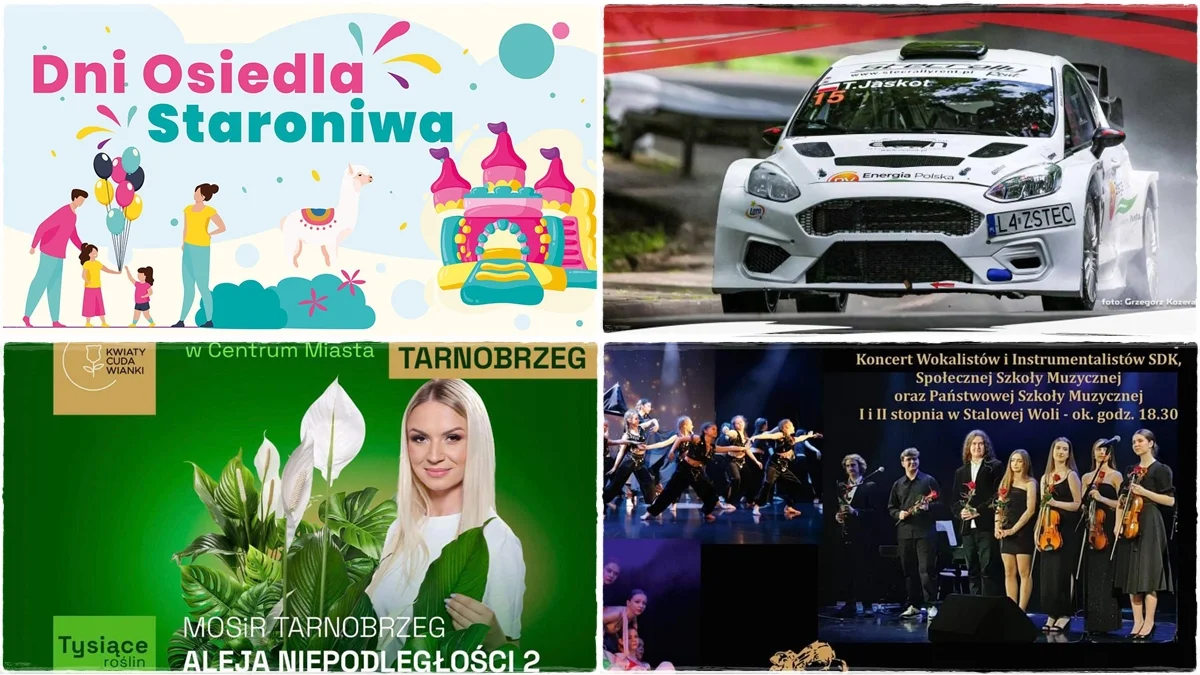 Imprezowy weekend na Podkarpaciu (7-8 września). Będą koncerty, festiwale i rajdy samochodowe [PRZEGLĄD] - Zdjęcie główne