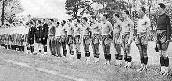 Mecz Polska - Brazylia na Mundialu w 1938 roku.