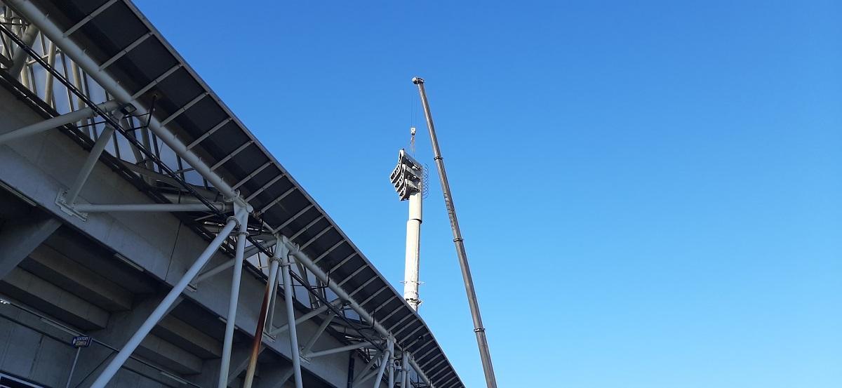 Zdjęcia z remontu Stadionu Miejskiego w Rzeszowie