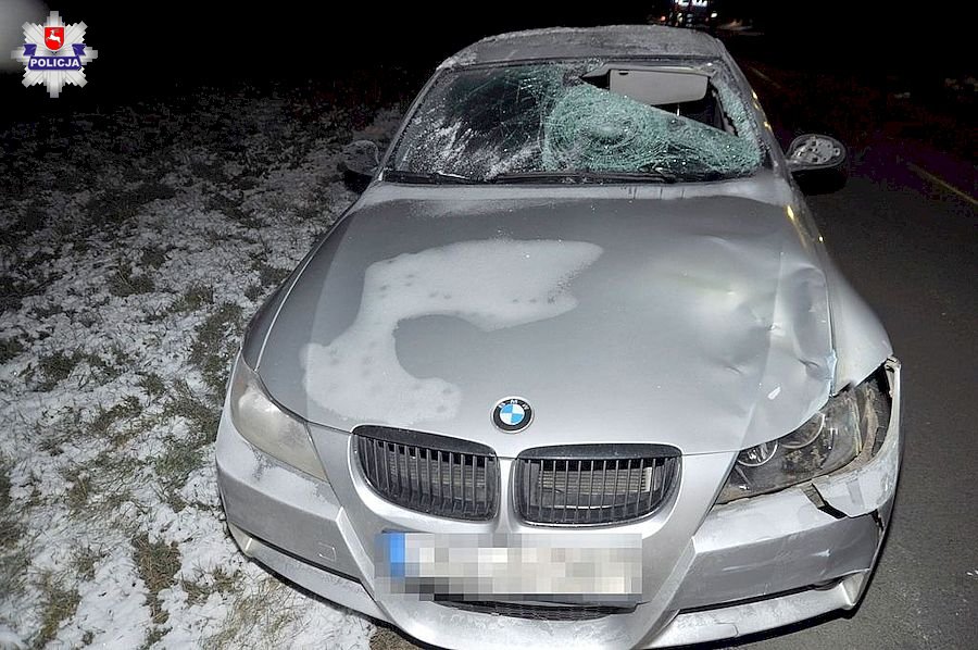 Pieszy nie miał szans z rozpędzonym BMW - Zdjęcie główne