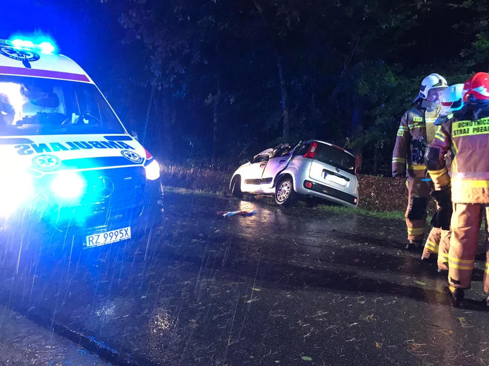 Z OSTATNIEJ CHWILI: Drzewo spadło na jadący samochód. Kierowca zginął na miejscu - Zdjęcie główne