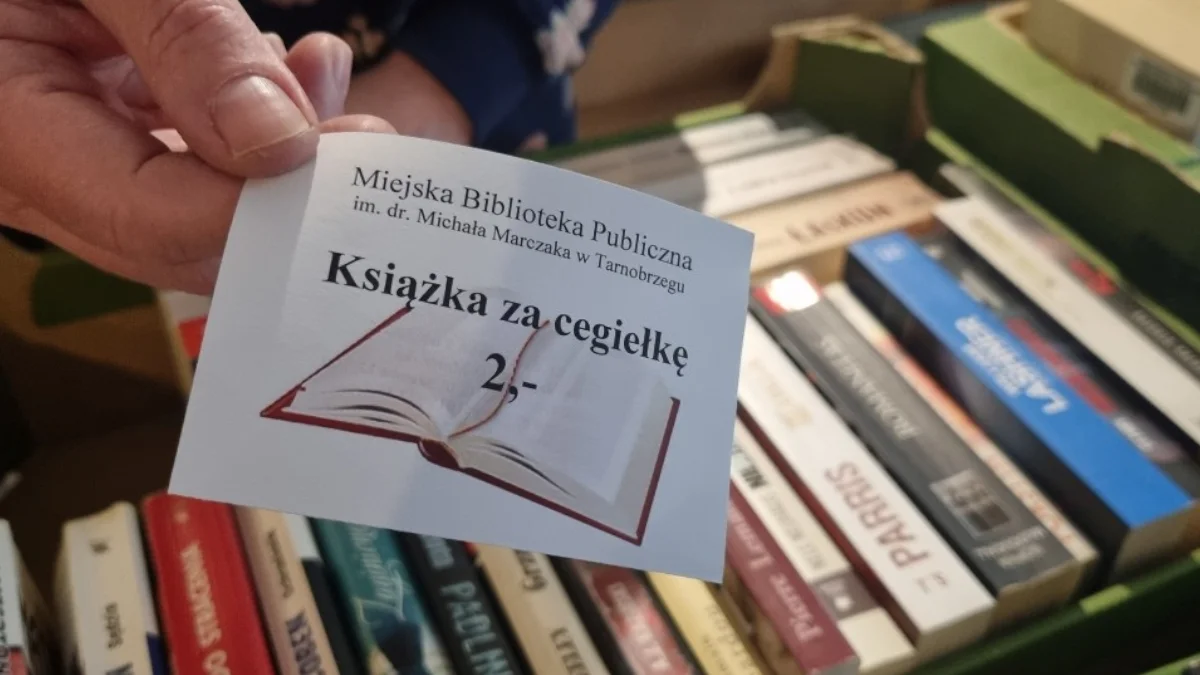 Ruszyła akcja "Książka za cegiełkę" w Miejskiej Bibliotece Publicznej w Tarnobrzegu [ZDJĘCIA] - Zdjęcie główne