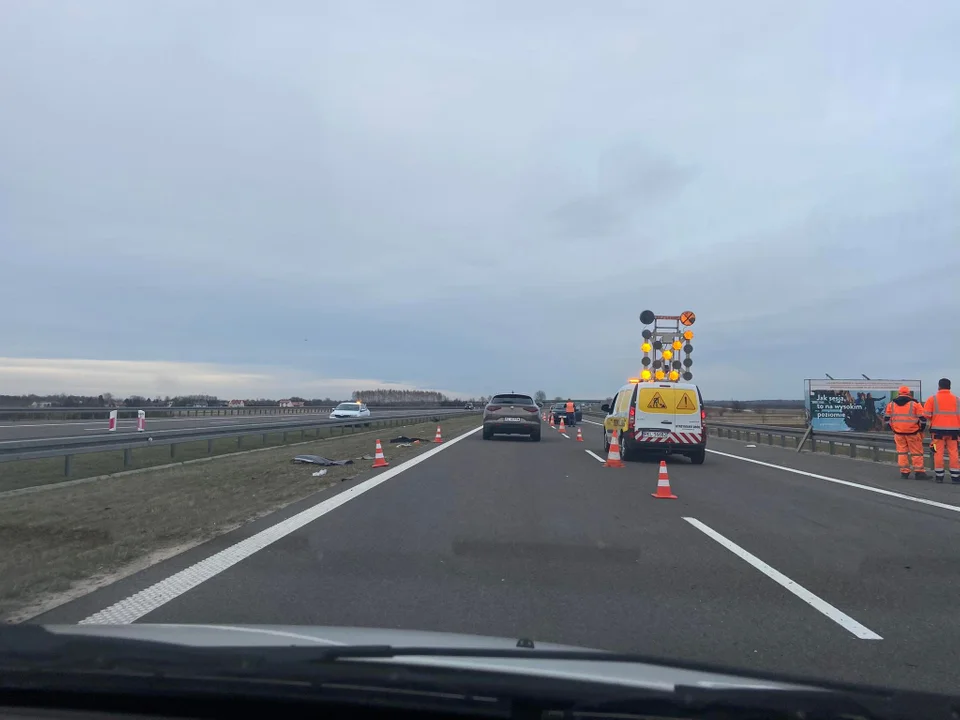 Wypadek na A4 w Łukawcu!