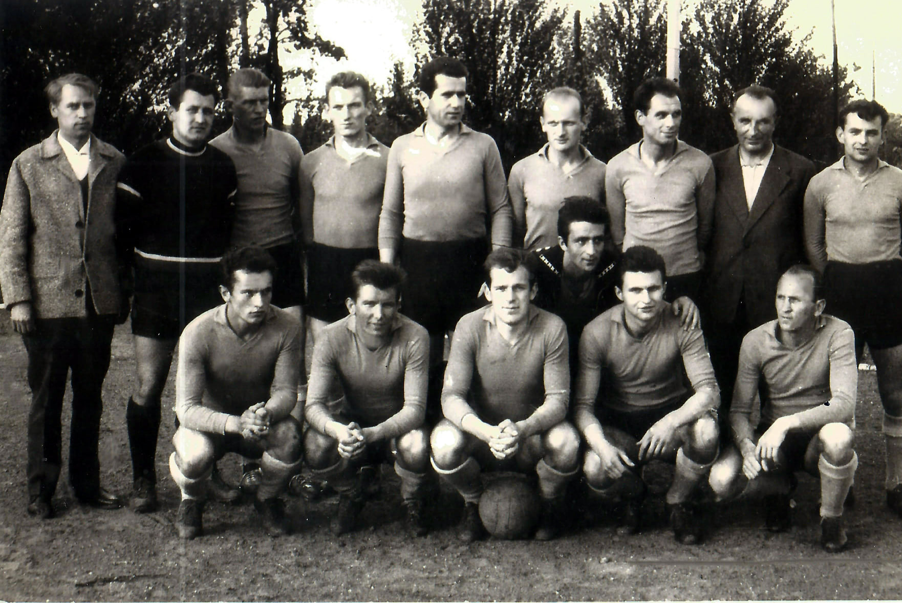 Piłkarze Wisłoki w 1963 roku.