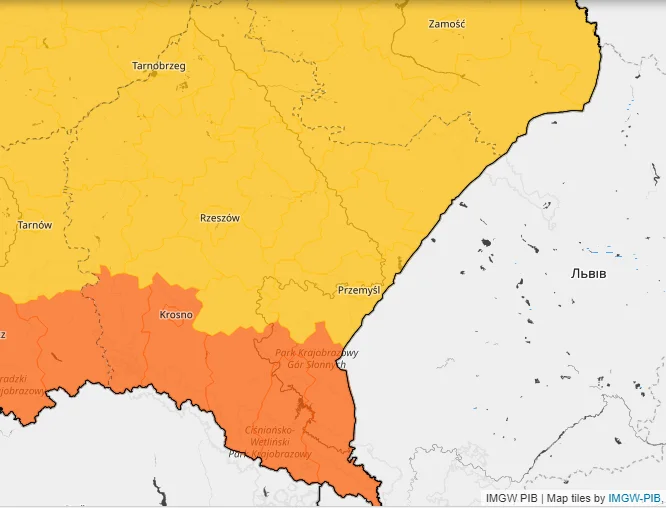 Niż Maria przetacza się przez Polskę. Na Podkarpaciu groźne wichury i śnieżyce! [MAPA, RADAR ONLINE] - Zdjęcie główne