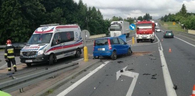 Wypadek na drodze krajowej numer 94.