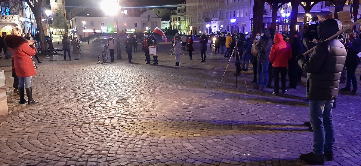 Protest w Dzień Kobiet