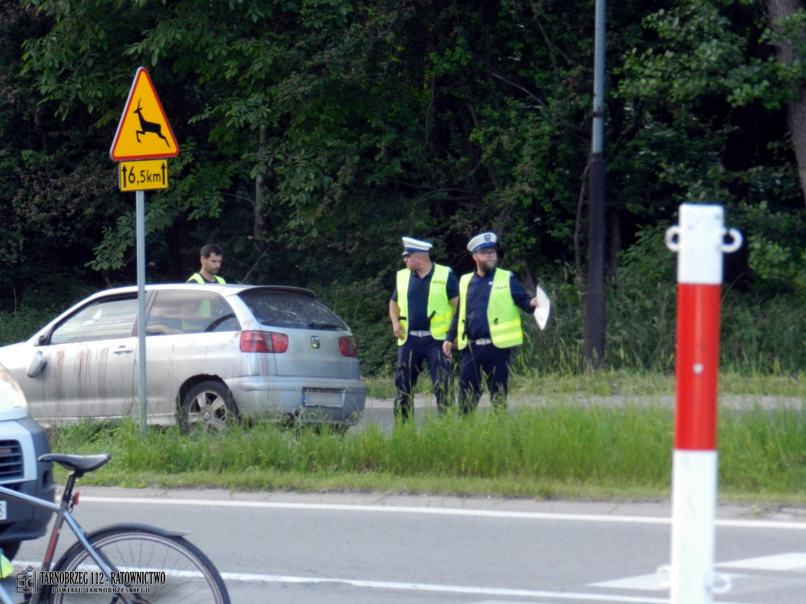 Potrącenie pieszych na Wisłostradzie.