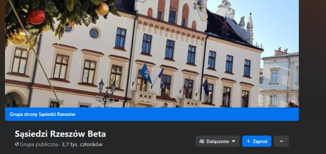 Facebook zamknął grupę "Sąsiedzi Rzeszów" za rzekome łamanie zasad społeczności i spam. Powstała nowa: "Sąsiedzi Rzeszów Beta" - Zdjęcie główne