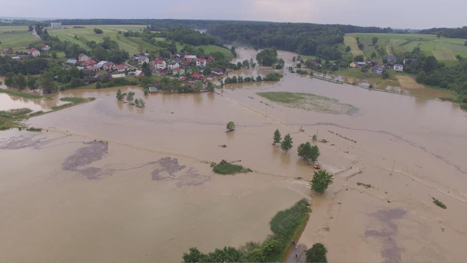 Podkarpackie miejscowości znów pod wodą - Zdjęcie główne