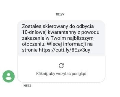 OSZUŚCI w akcji! SMS o kwarantannie - uważajcie na to! - Zdjęcie główne