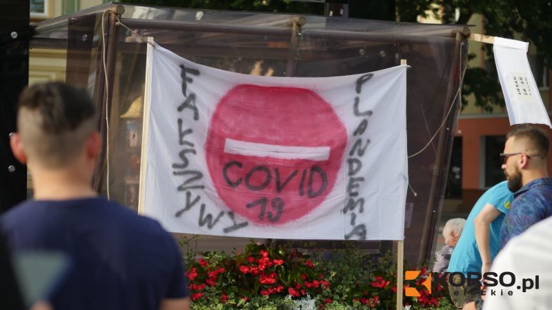COVID to ściema! Pikiety przeciwników pandemii na Podkarpaciu [FOTO, VIDEO] - Zdjęcie główne