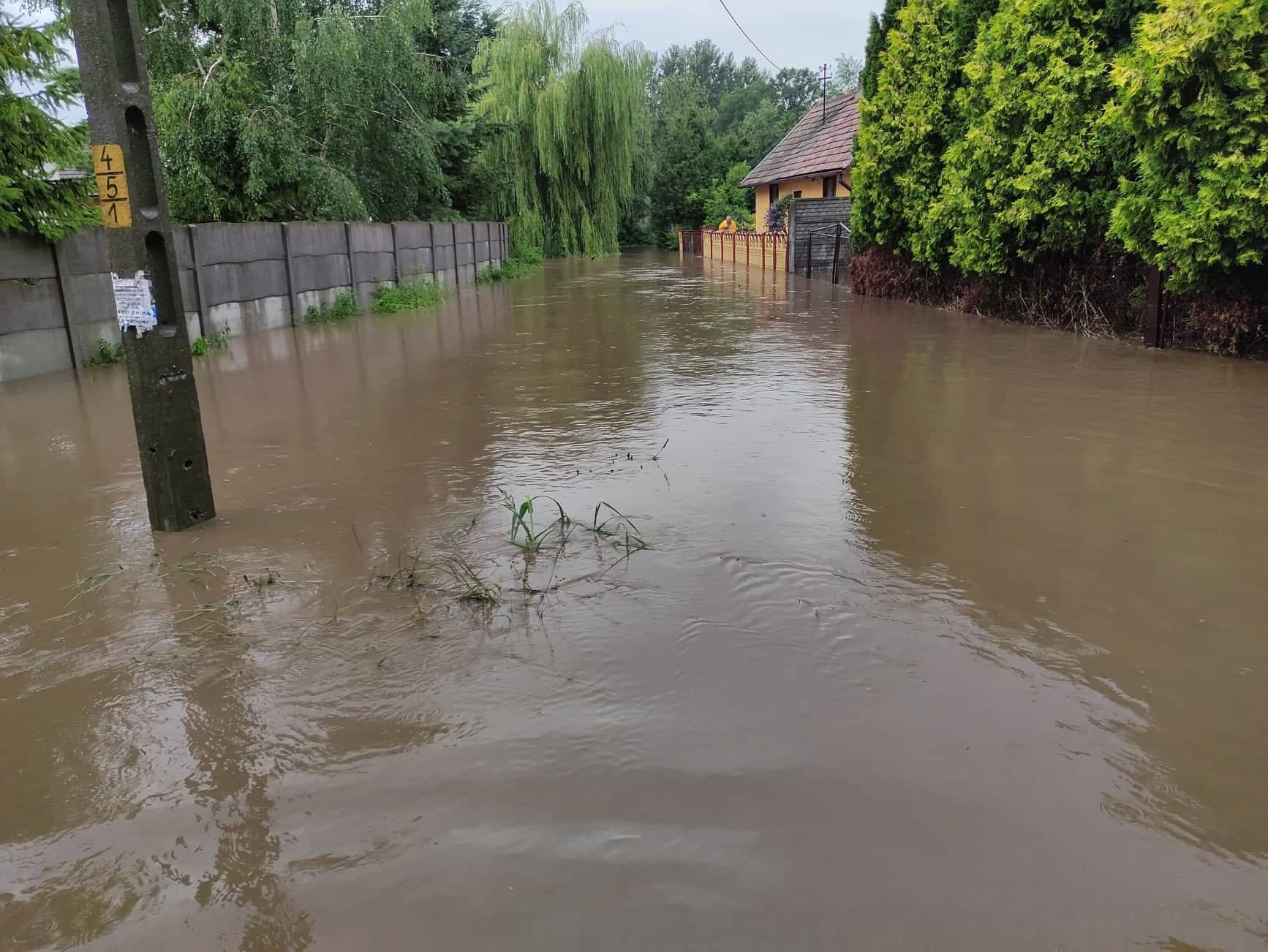 Podtopienia w Urzejowicach