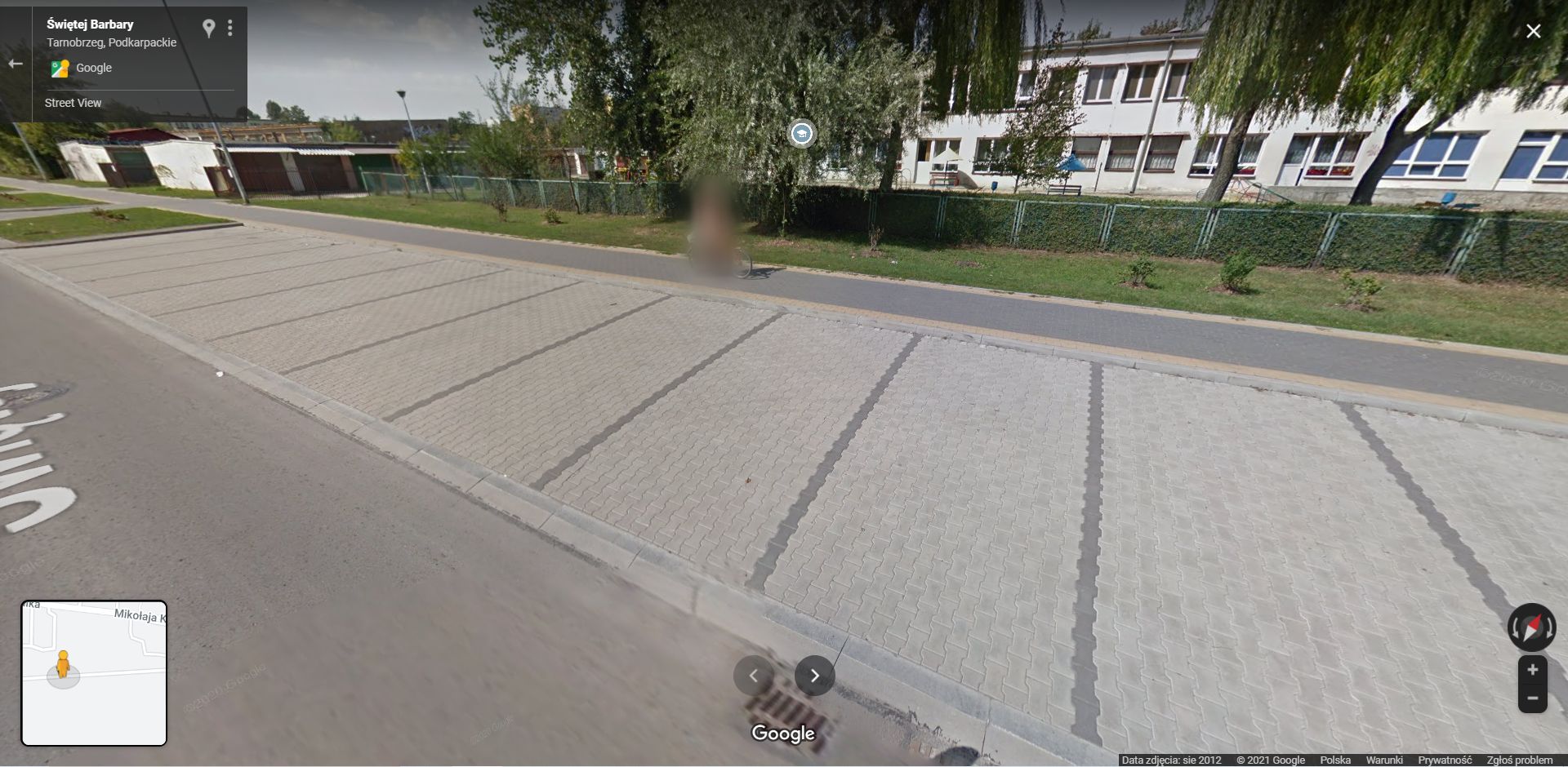 Przypadek cenzury osoby na zdjęciu. Tarnobrzeg