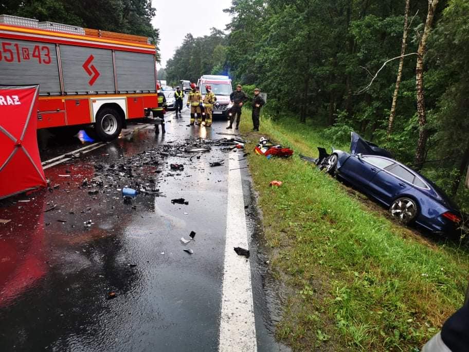 Tragiczny wypadek na trasie Tarnobrzeg - Stalowa Wola.