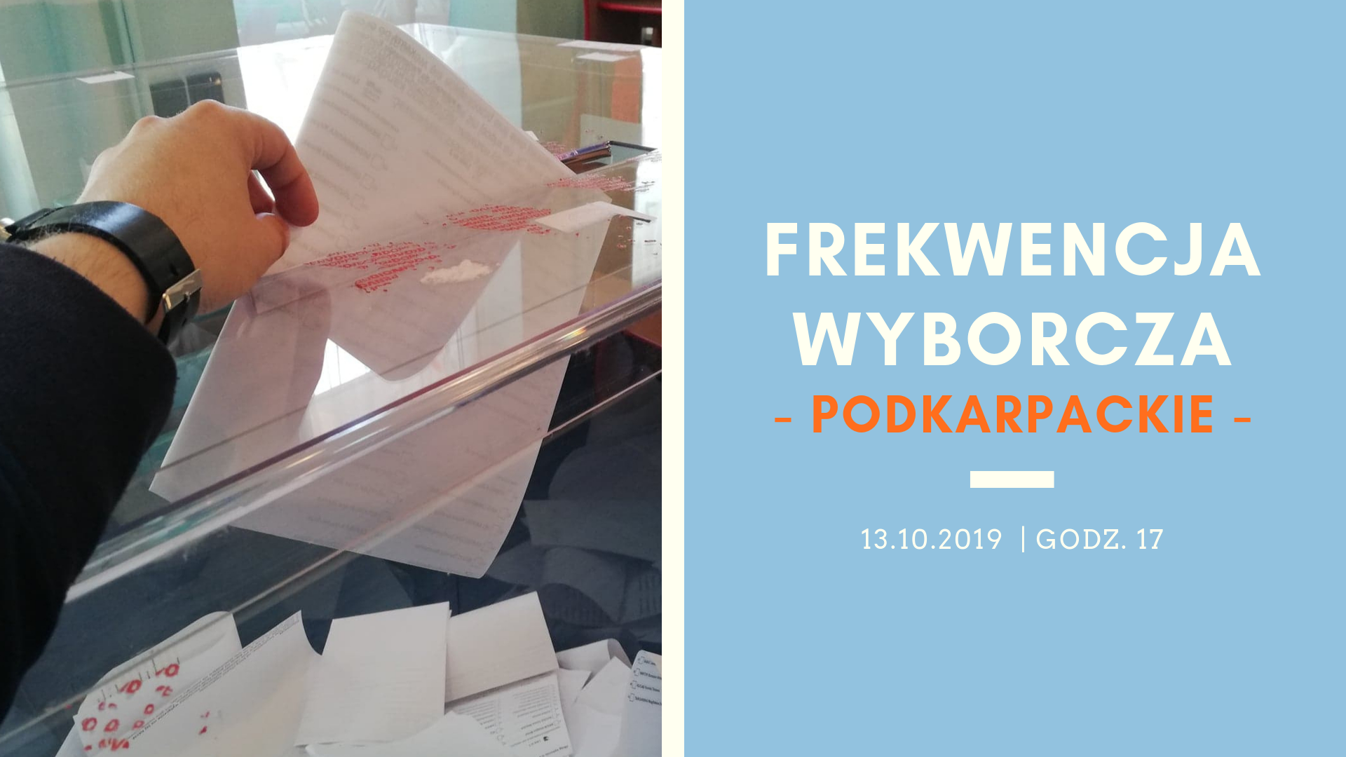 Jak głosuje Podkarpacie - Krosno i Przemyśl? Frekwencja na godzinę 17 [DO POBRANIA] - Zdjęcie główne