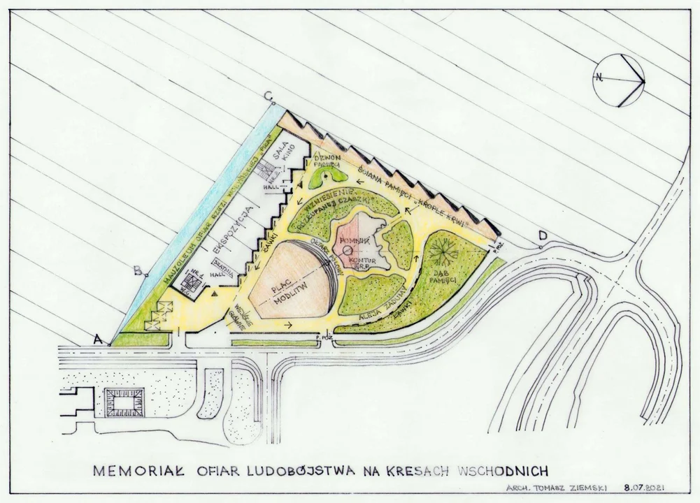 Memoriału Ofiar Ludobójstwa na Kresach Wschodnich - projekt