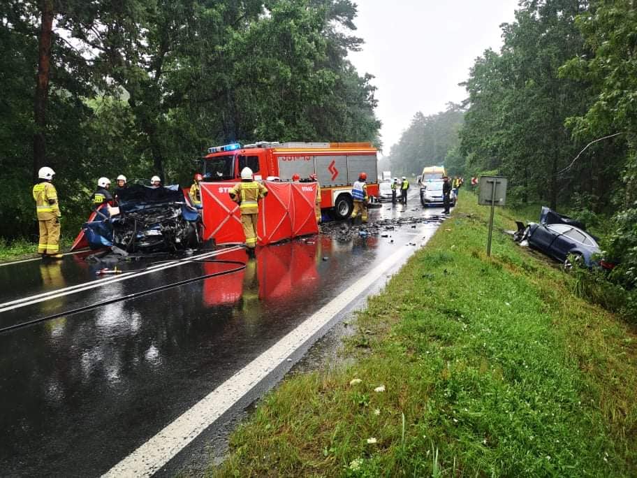 Tragiczny wypadek na trasie Tarnobrzeg - Stalowa Wola.