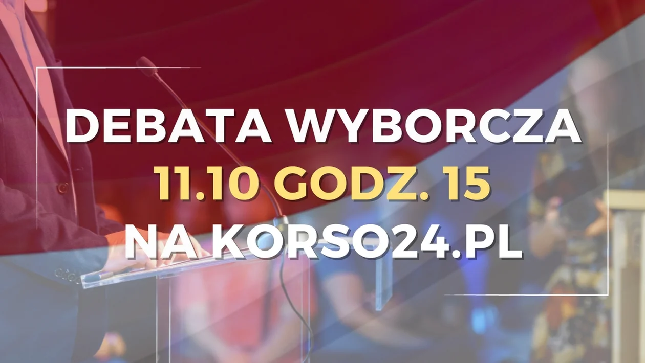 11 października debata wyborcza portali Korso24.pl oraz W Cieniu Jupiterów. Oglądaj relację na żywo - Zdjęcie główne