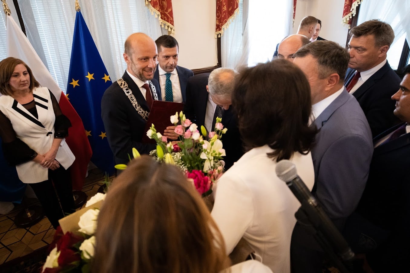 Zaprzysiężenie Konrada Fijołka na prezydenta Rzeszowa.