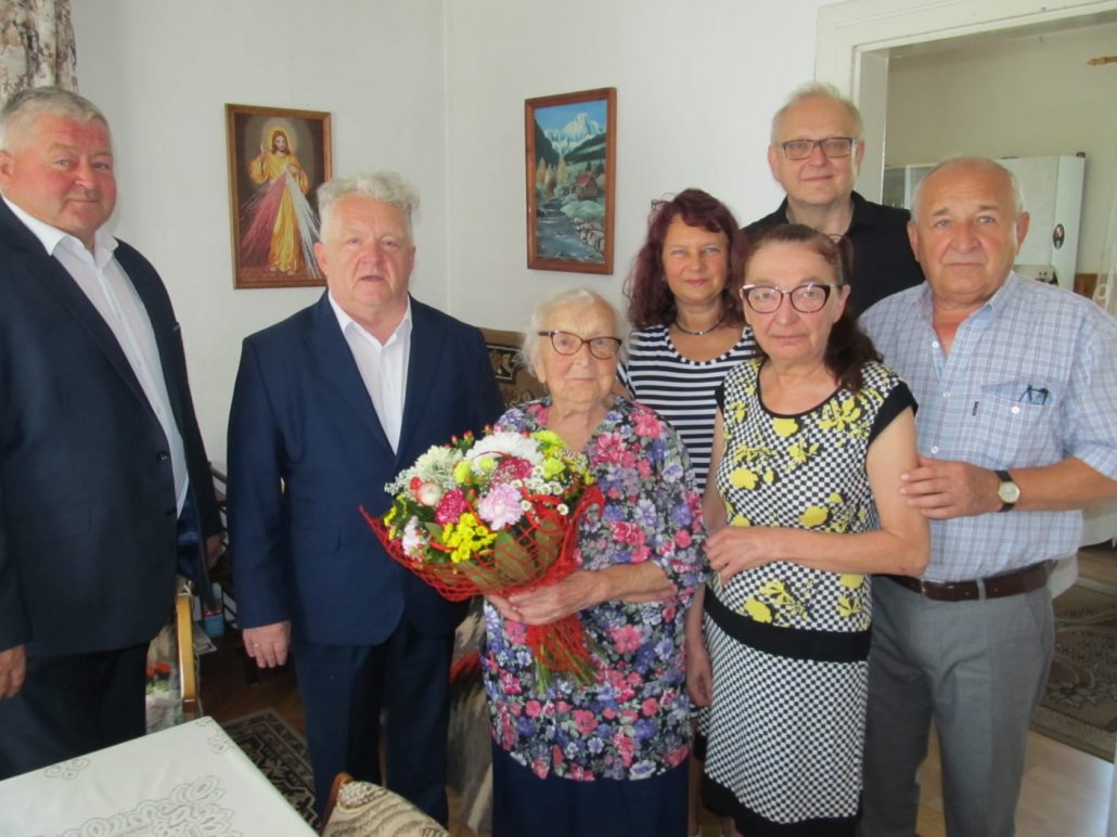 Pani Zofia Tomkiewicz z Rymanowa-Zdroju obchodzi swoje setne urodziny