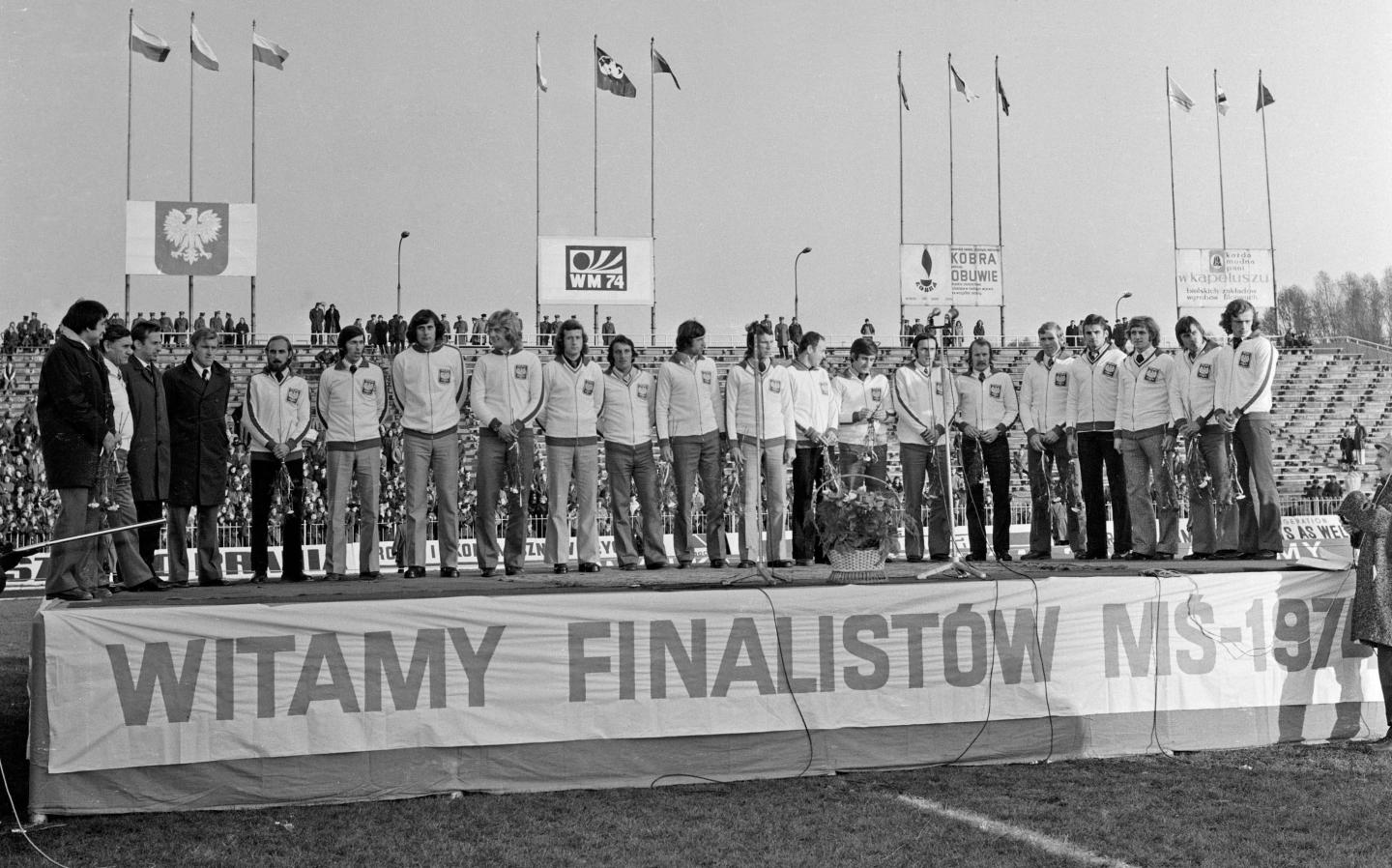 Powrót bohaterów meczu na Wembley - 1973