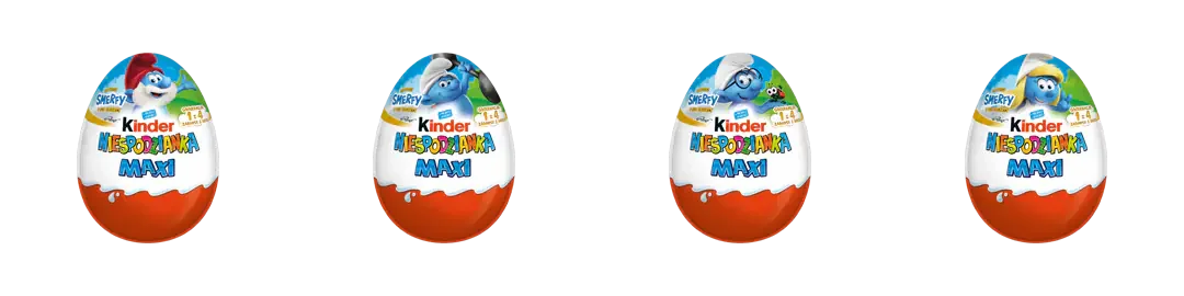 Kinder Niespodzianka Maxi Gramatura: 100g Data minimalnej trwałości: Wszystkie terminy Partie: WSZYSTKIE