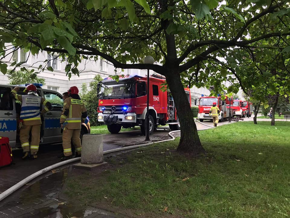 Pożar mieszkania w Stalowej Woli