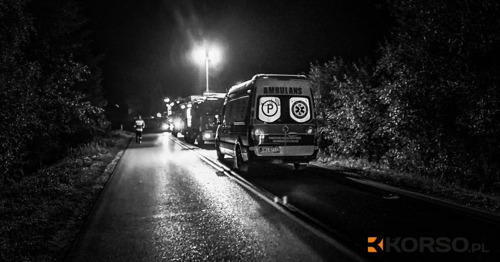 Przejechało po nim auto po potrąceniu przez ciężarówkę - Zdjęcie główne