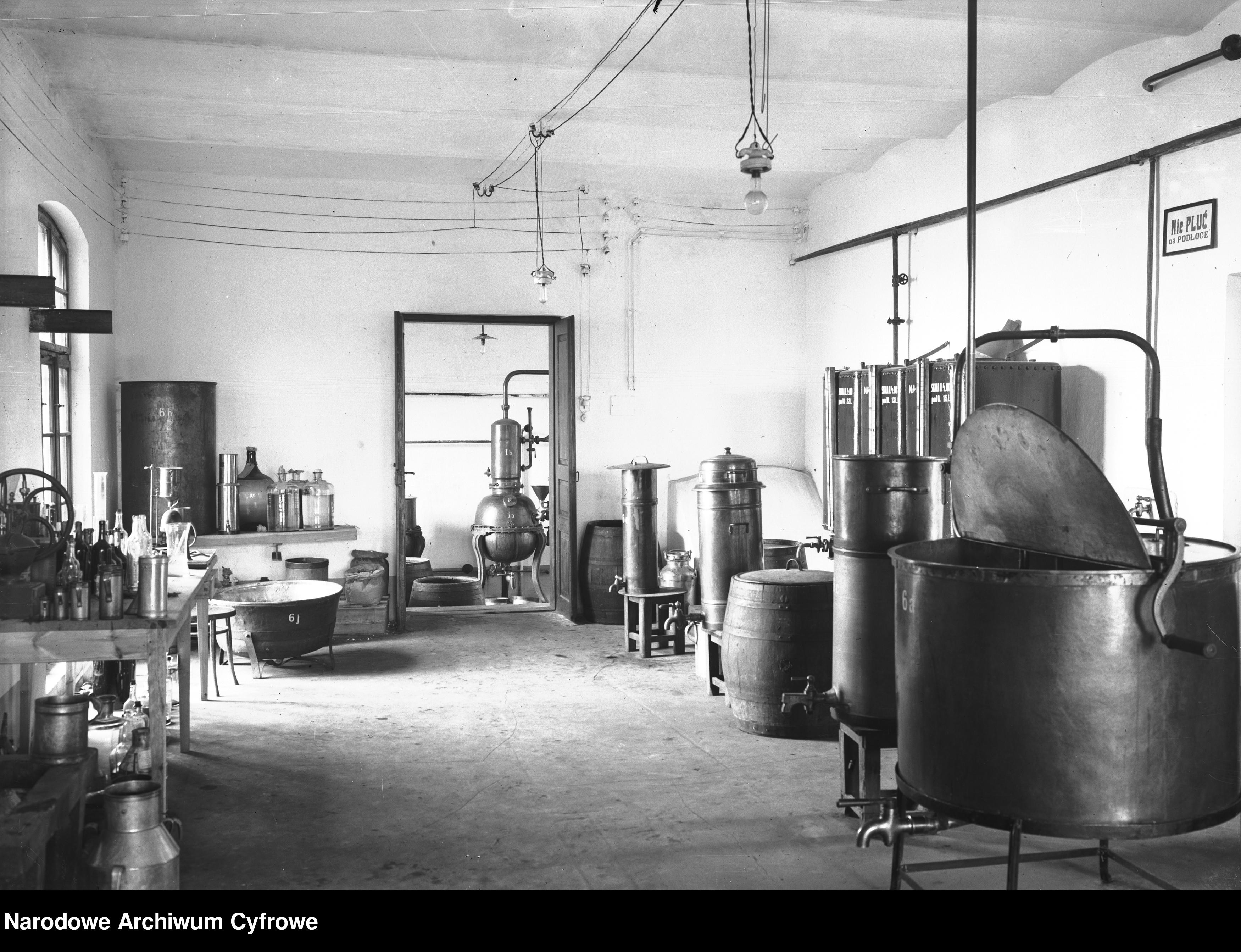 Browar parowy hrabiego Zdzisława Tarnowskiego w Dzikowie, rok 1928