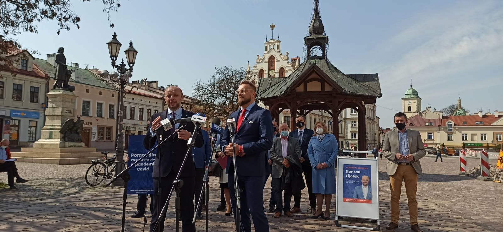 Konrad Fijołek w obecności Pawła Tanajno: Obniżmy opłaty za wynajem ogródków letnich - Zdjęcie główne