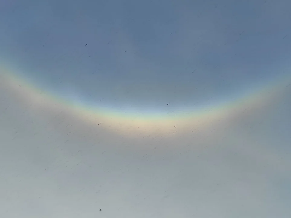 Piękny efekt halo na podkarpackim niebie [ZDJĘCIA, WIDEO] - Zdjęcie główne