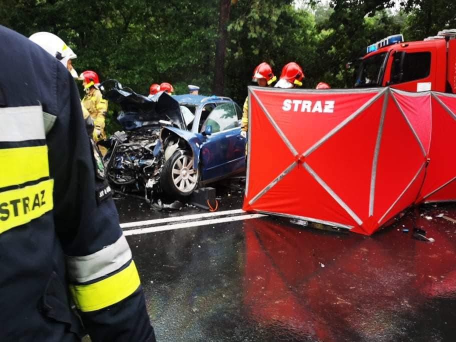Tragiczny wypadek na trasie Tarnobrzeg - Stalowa Wola.