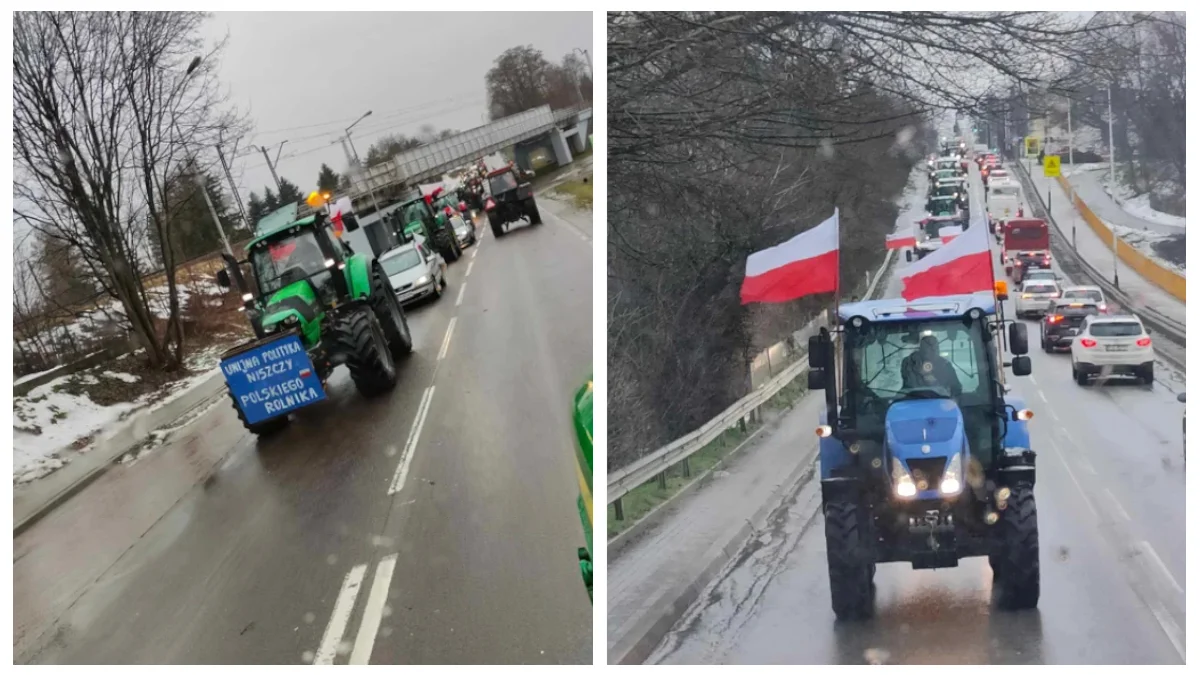 Protest rolników w Sandomierzu. Będą utrudnienia w ruchu na głównych ulicach miasta [MAPA] - Zdjęcie główne