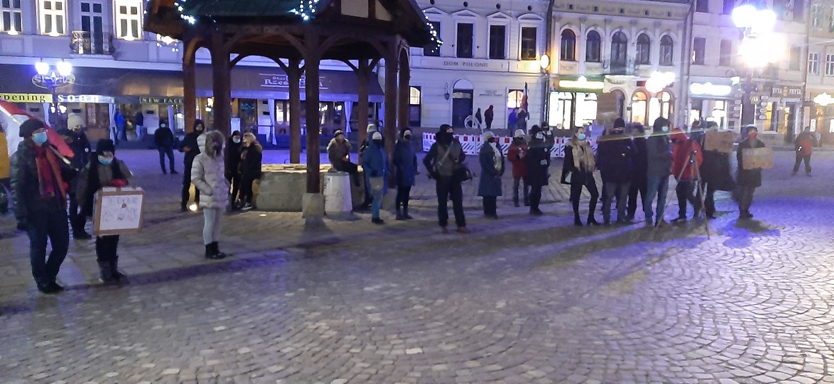 Protest w Dzień Kobiet