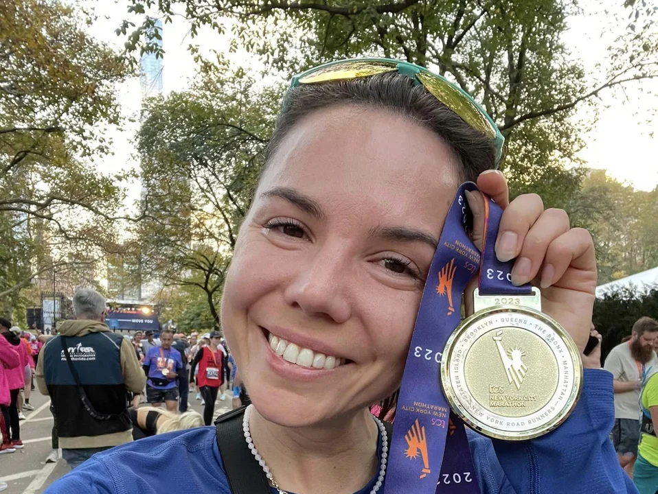 Joanna Jóźwik pokonała swój pierwszy w życiu maraton. - Jestem dziś najszczęśliwszym człowiekiem na świecie - komentuje swój start w Nowym Jorku - Zdjęcie główne
