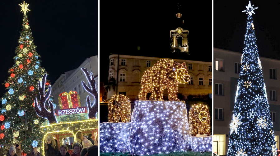 PRZEPIĘKNE OZDOBY rozświetliły całe Podkarpacie. Zobacz te ZDJĘCIA i FILMY - Zdjęcie główne