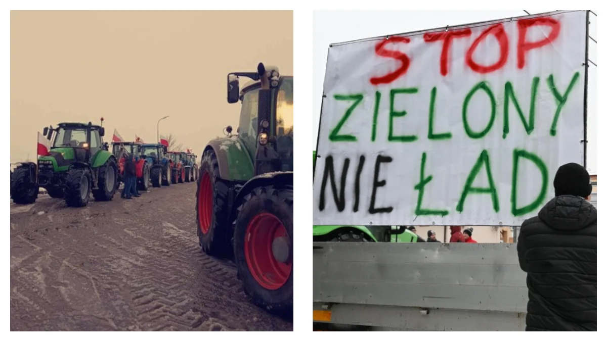 Protest rolników 2024: Ciągniki wyruszyły na Sandomierz i Łoniów [ZDJĘCIA, WIDEO] - Zdjęcie główne