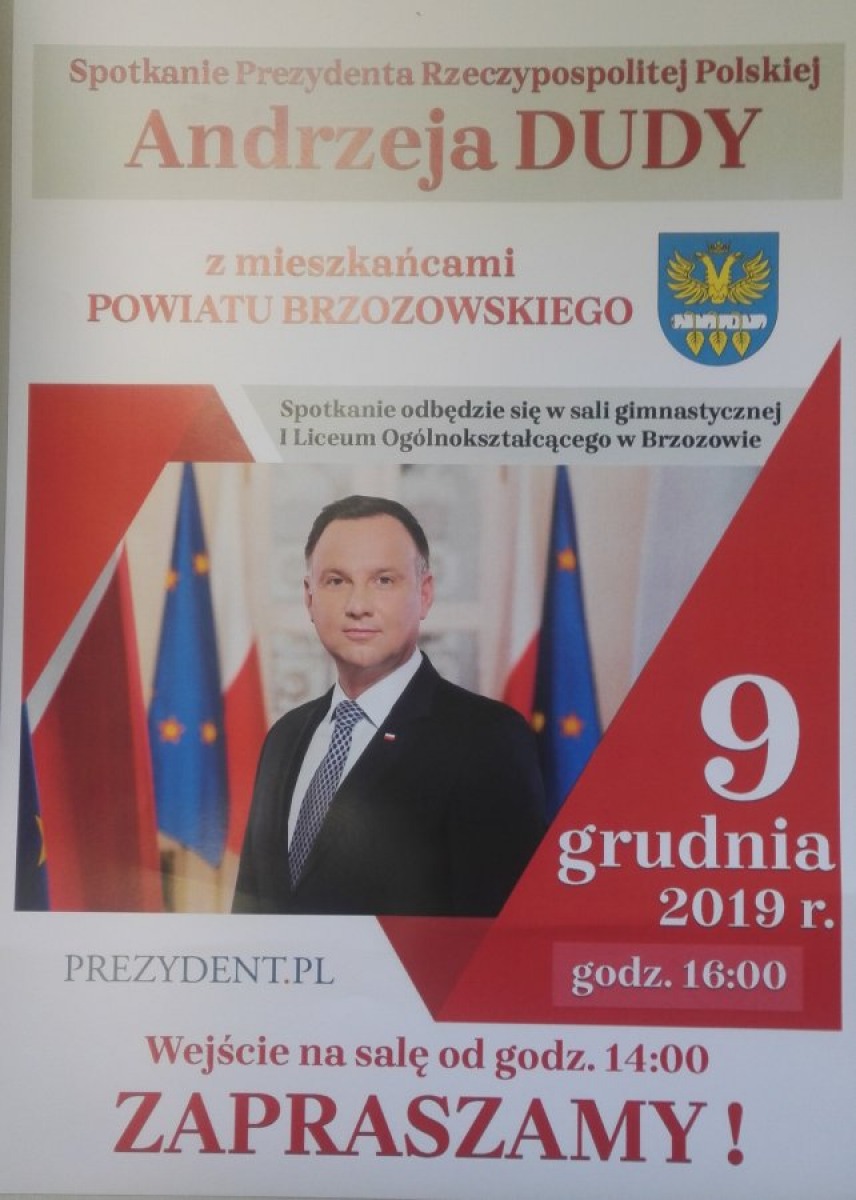 Utrudnienia związane z wizytą Prezydenta Polski w Brzozowie - Zdjęcie główne