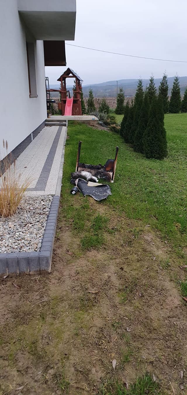 Pożar w Bielowach. 