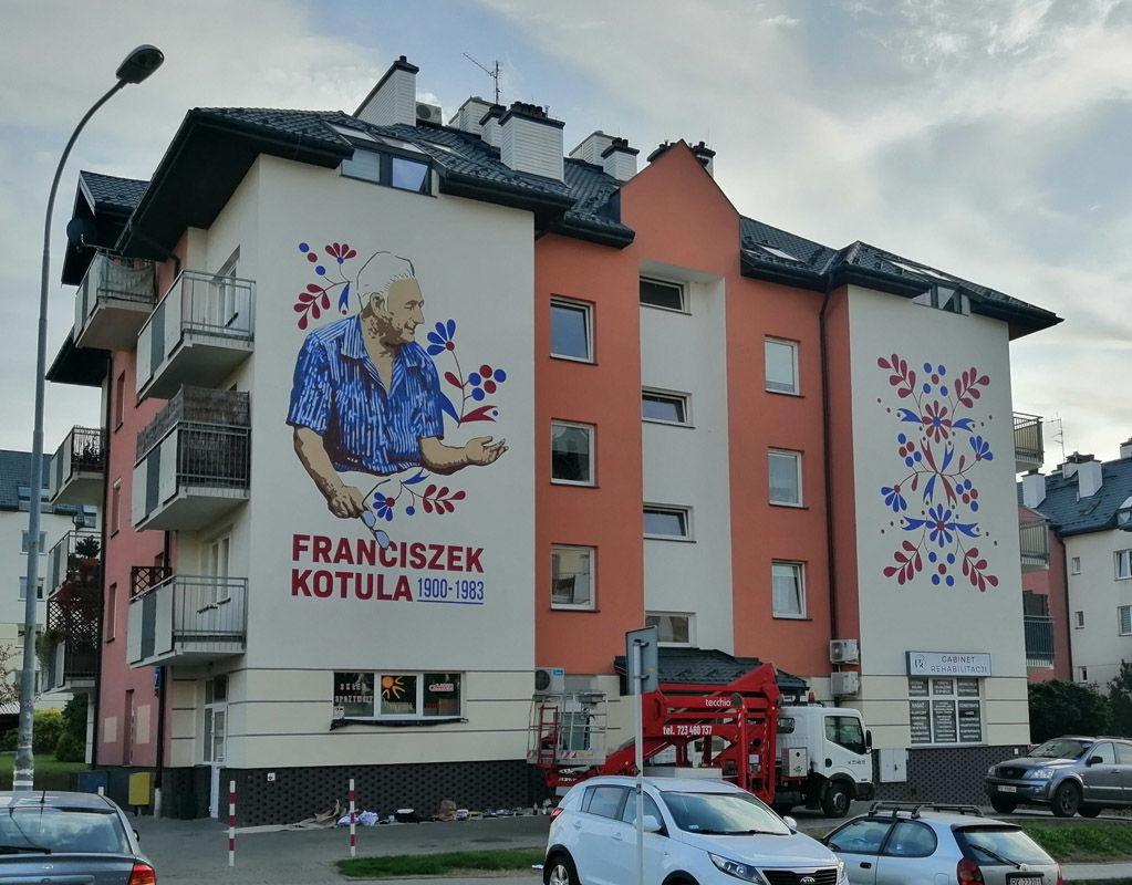 Nowy mural w mieście poświęcono Franciszkowi Kotuli - Zdjęcie główne
