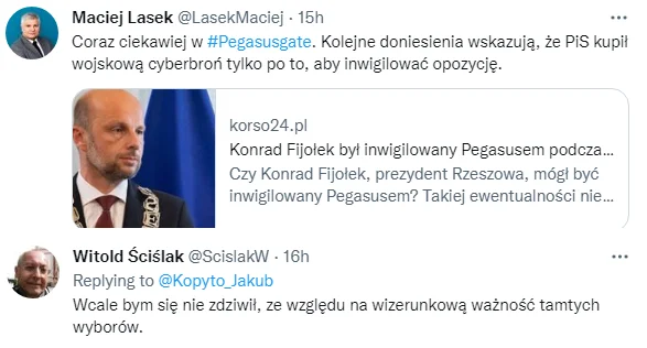 Afera Podsłuchowa na Podkarpaciu? Internauci oburzeni możliwością inwigilacji Konrada Fijołka przy wykorzystaniu systememu Pegasus! [ZDJĘCIA] - Zdjęcie główne