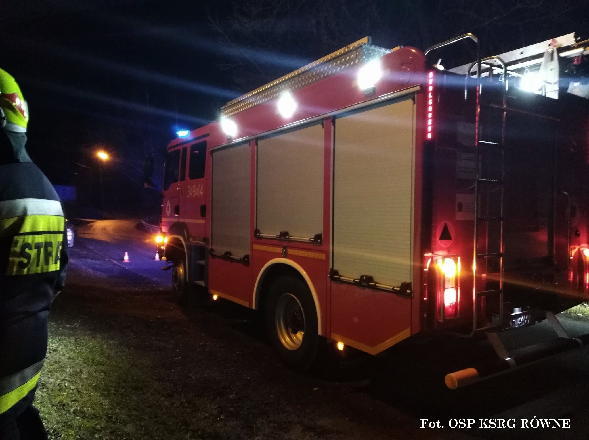 W kotłowni w Równem wybuchł pożar. Na miejsce udali się strażacy - Zdjęcie główne