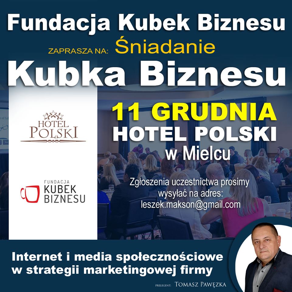 Śniadanie Kubka Biznesu. O mediach społecznościowych w strategii firmy - Zdjęcie główne