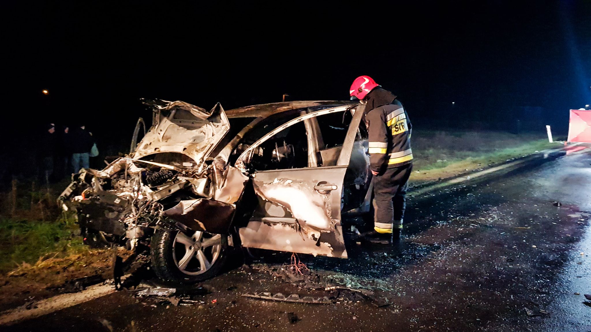 Tragiczny finał policyjnego pościgu z Sandomierza do Mielca.