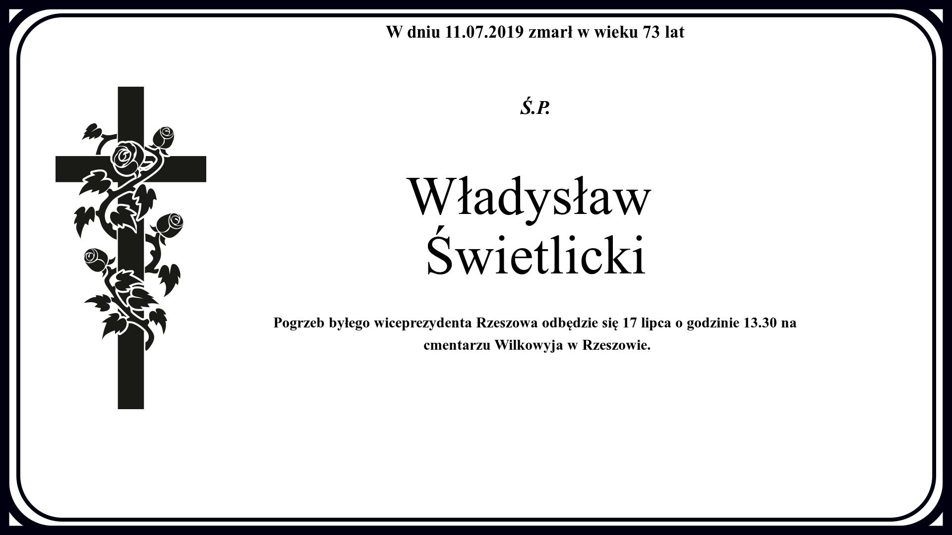Mężczyzna, który zginął, to były wiceprezydent Rzeszowa - Zdjęcie główne